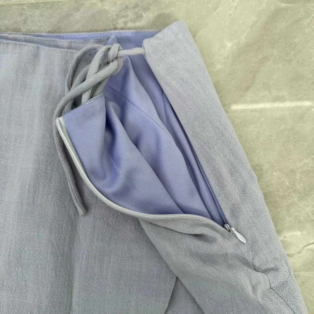 Women’s Altar’d State Wrap Side Tie Mini Skirt Small - Picture 4 of 16